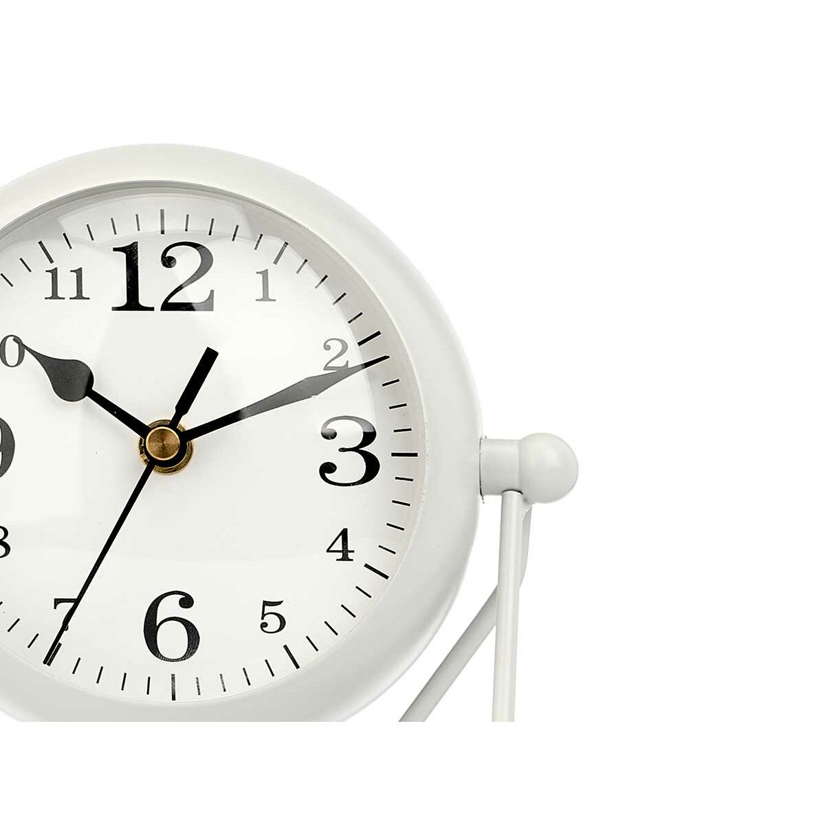 Table clock Gift Decor White (4 Units)